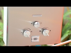 LP газовый водонагреватель Нержавеющая сталь панель наружный душ 6L