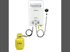 10 литровая холодная тарелка НГ газовый водонагреватель ручная кнопка управления Белая