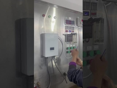 Электрический водонагреватель без резервуара мощностью 6 кВт с температурой 55 градусов.