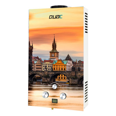 10L Tankless Instant Gas Water Heater Стеклянная панель краски
