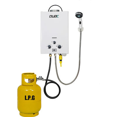 Открытый дымовой тип 6L Кампинговый газовый водонагреватель LP Газовый тип Австралийские сертификаты